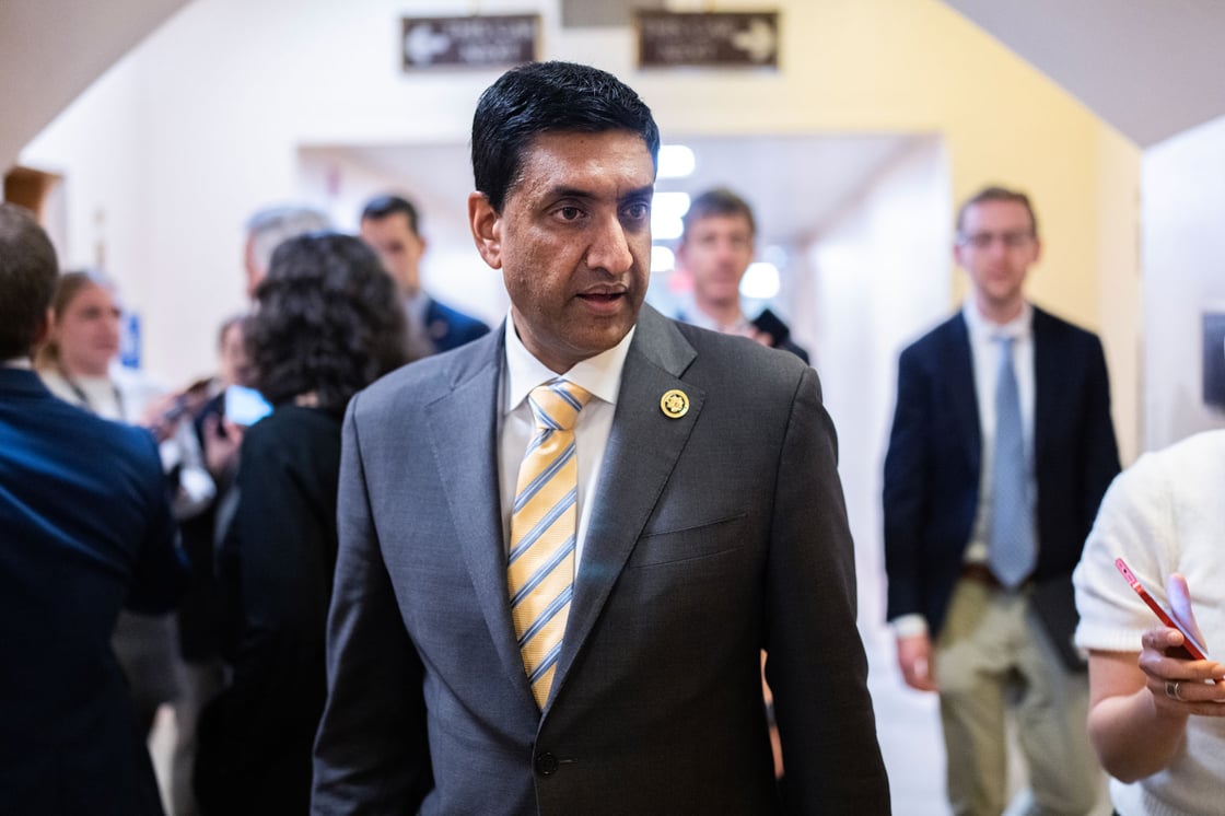 Rep. Ro Khanna (D-CA) at the U.S. Capitol on December 4, 2024, Washington, D.C. 
