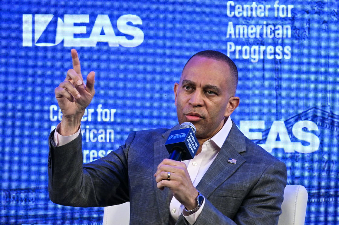 Leader Jeffries on CAP stage