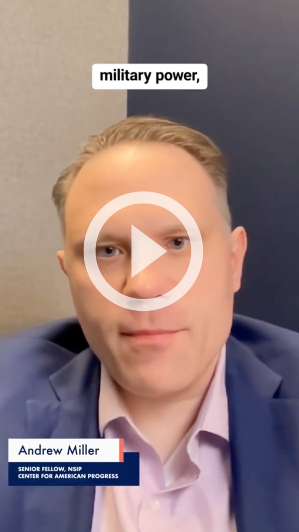Video thumbnail of CAP Senior Fellow Andrew Miller speaking at a CAP event.