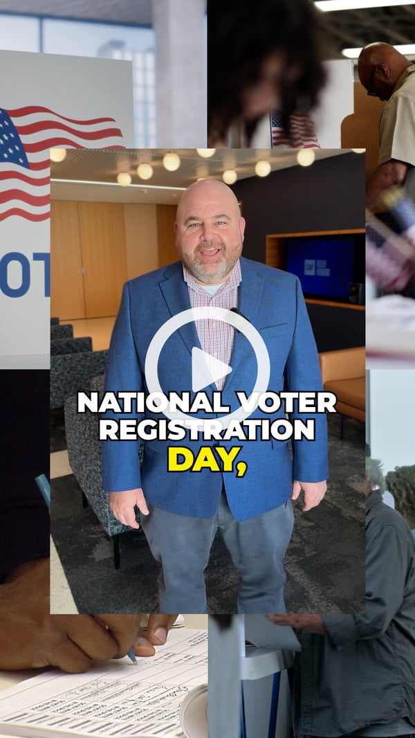 Video thumbnail of CAP Senior Fellow Ben Hovland as he breaks down on National Voter Registration Day why it's so important to protect your right to vote. 