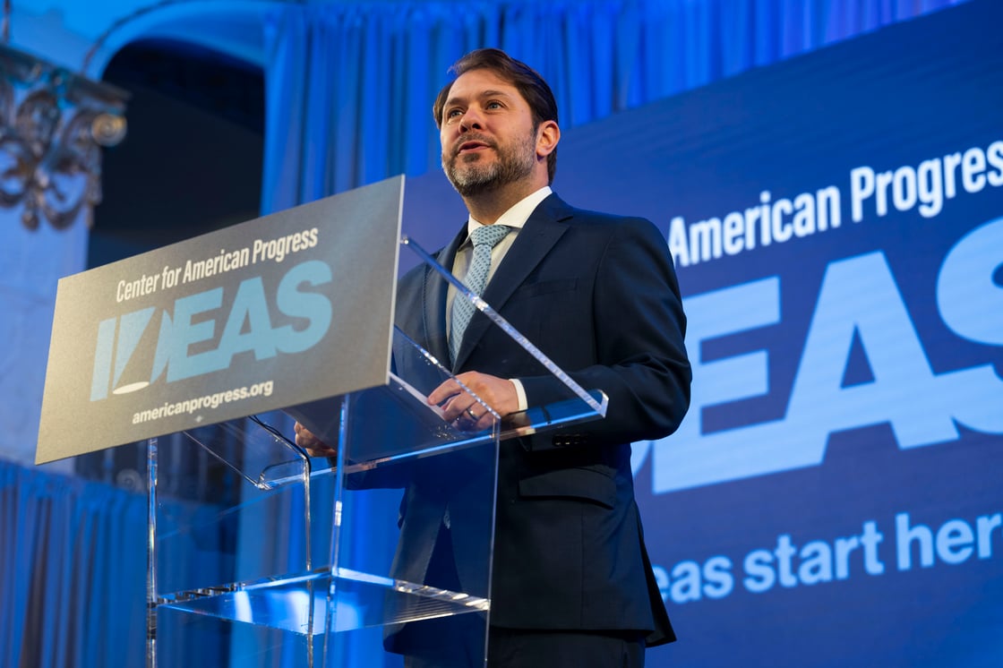 Sen. Gallego on CAP stage