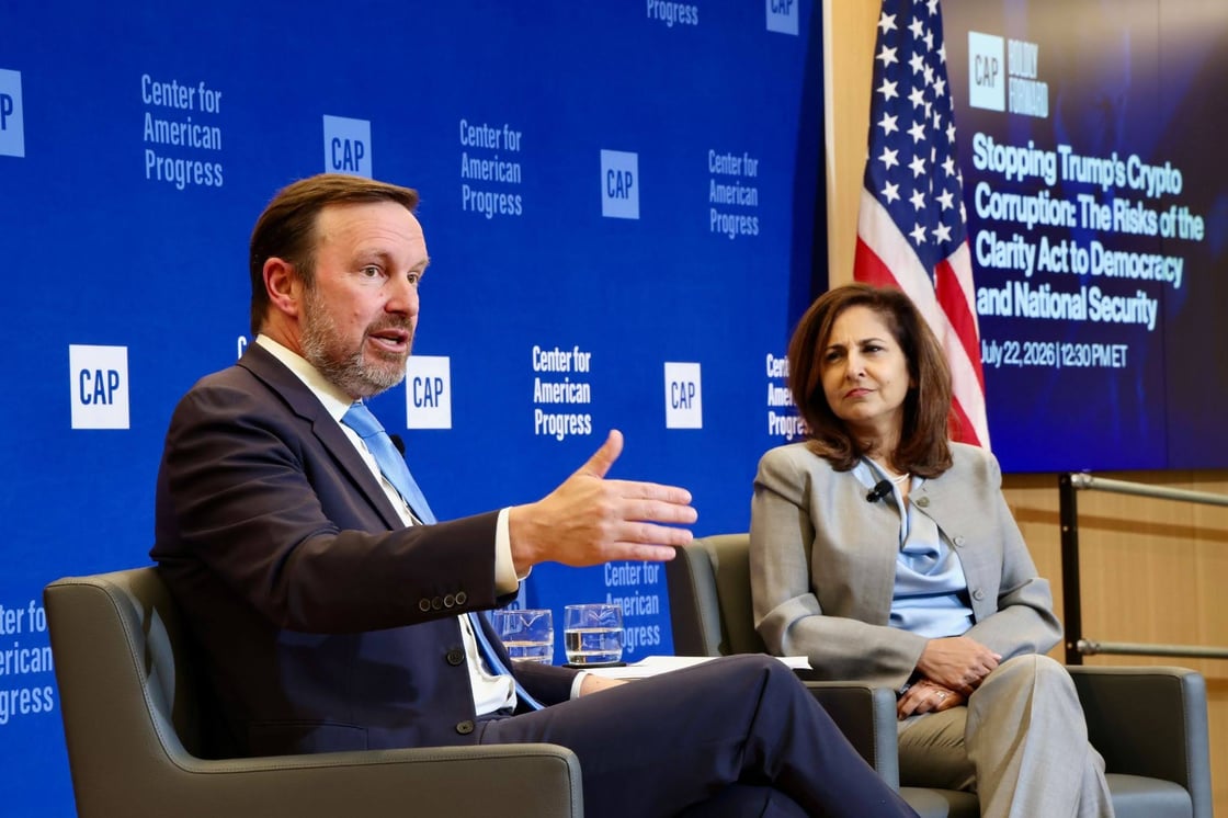 Sen. Chris Murphy (D-CT) in conversation with CAP President and CEO Neera Tanden